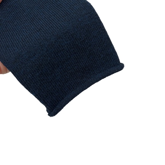 Smartwool women’s Shadow Pine Colorblock crew Sweater XS navy teal merino wool - Picture 6 of 8